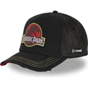 kepure-islenkta-juoda-snapback-jur1-logb-jurassic-park-capslab