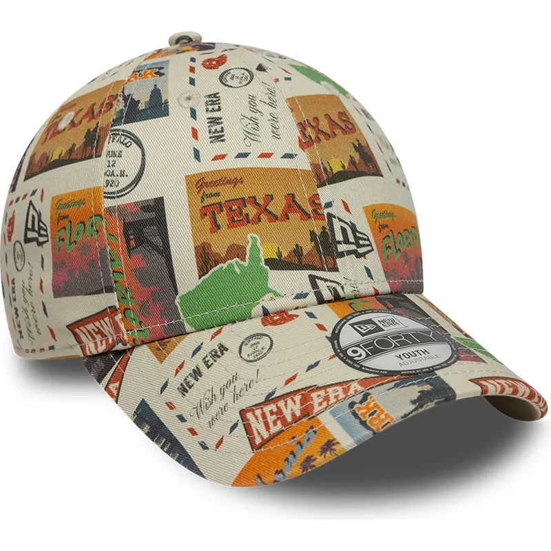 cap-islenkta-multicolor-adjustable-strap-vaikams-9forty-new-era