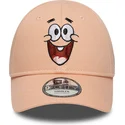 cap-islenkta-pink-adjustable-strap-vaikams-9forty-face-patricio-estrella-bob-esponja-new-era