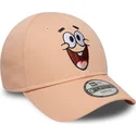 cap-islenkta-pink-adjustable-strap-vaikams-9forty-face-patricio-estrella-bob-esponja-new-era