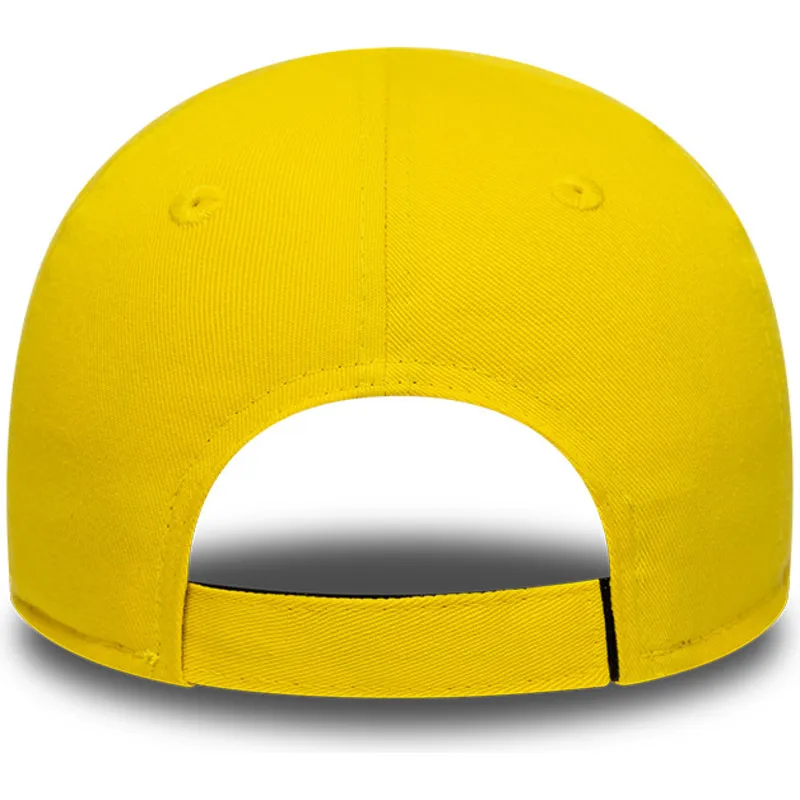 kepure-islenkta-geltona-reguliuojama-juostele-vaikams-9forty-face-bob-esponja-new-era
