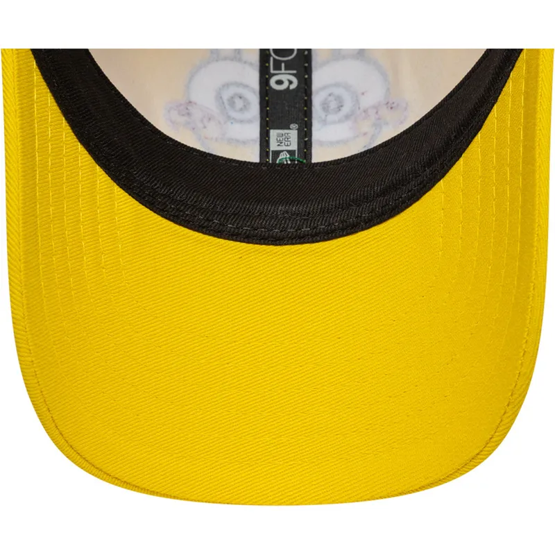 cap-islenkta-yellow-adjustable-strap-vaikams-9forty-face-bob-esponja-new-era