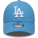 new-era-curved-brim-youth-9forty-essential-los-angeles-dodgers-mlb-light-blue-adjustable-cap