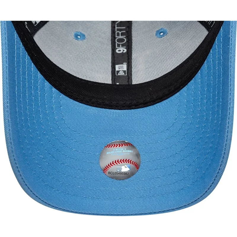 new-era-curved-brim-youth-9forty-essential-los-angeles-dodgers-mlb-light-blue-adjustable-cap