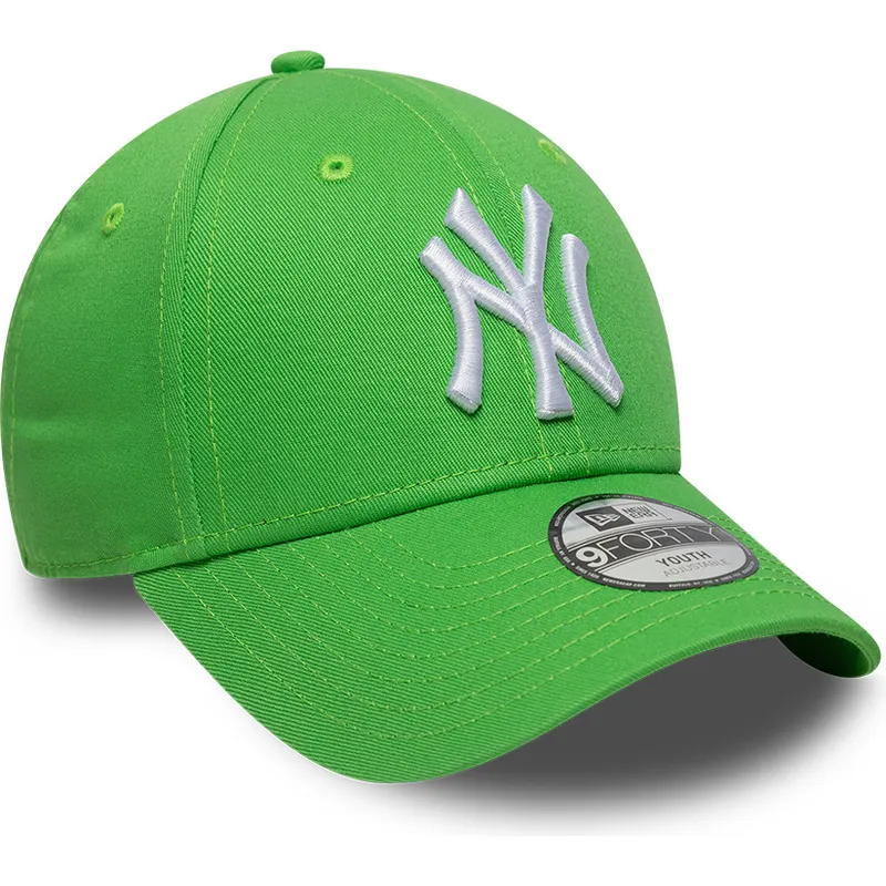 zielona-regulowana-czapka-z-daszkiem-dla-chlopca-9forty-essential-new-york-yankees-mlb-new-era