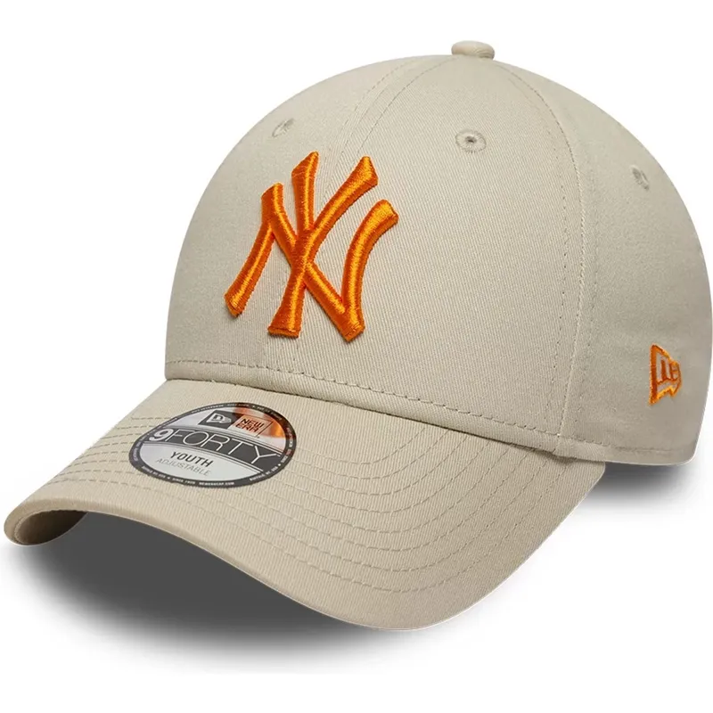 kepure-islenkta-smelio-reguliuojama-juostele-vaikams-9forty-league-essential-new-york-yankees-mlb-new-era