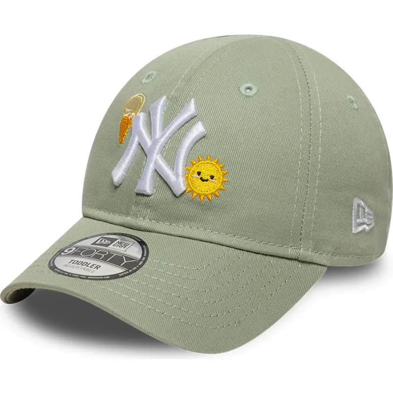 kepure-islenkta-zalia-reguliuojamas-vaikams-9forty-summer-icon-new-york-yankees-mlb-new-era