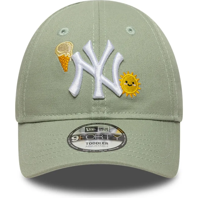 kepure-islenkta-zalia-reguliuojamas-vaikams-9forty-summer-icon-new-york-yankees-mlb-new-era