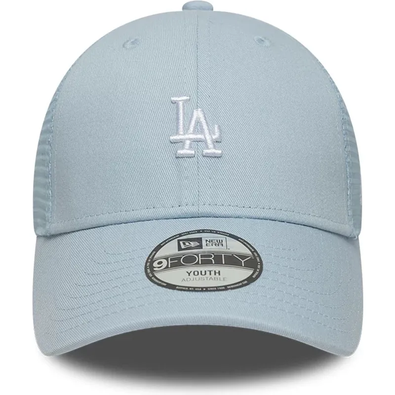 regulowana-niebieska-czapka-trucker-dla-chlopca-9forty-homefield-los-angeles-dodgers-mlb-new-era