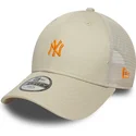 cap-islenkta-beige-adjustable-strap-vaikams-9forty-homefield-new-york-yankees-mlb-new-era