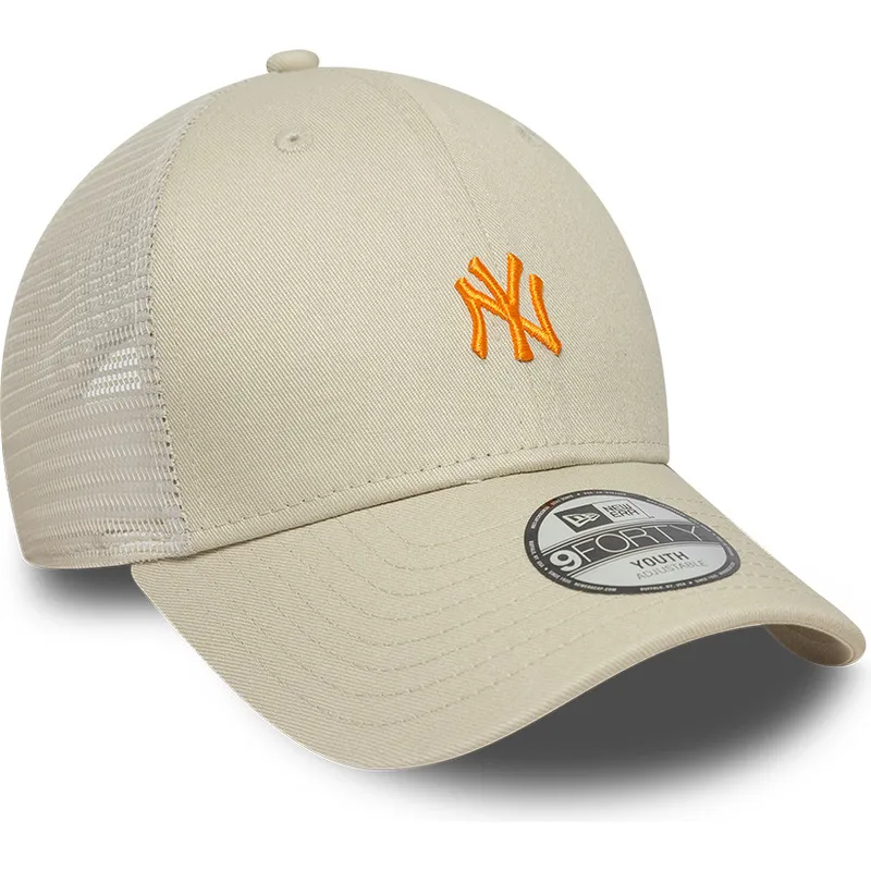 kepure-islenkta-vilkikas-smelio-reguliuojama-juostele-vaikams-9forty-homefield-new-york-yankees-mlb-new-era