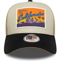czapka-trucker-bezowa-dla-chlopca-a-frame-location-patch-california-new-era