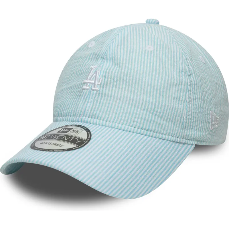 cap-islenkta-blue-adjustable-strap-9twenty-seersucker-los-angeles-dodgers-mlb-new-era cap-islenkta-blue-adjustable-strap-9twenty-seersucker-los-angeles-dodgers-mlb-new-era