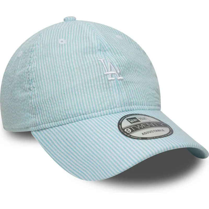 cap-islenkta-blue-adjustable-strap-9twenty-seersucker-los-angeles-dodgers-mlb-new-era cap-islenkta-blue-adjustable-strap-9twenty-seersucker-los-angeles-dodgers-mlb-new-era