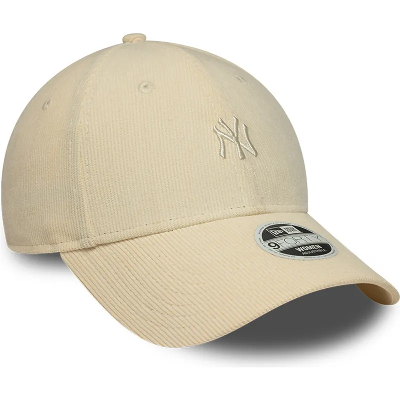 cap-islenkta-beige-adjustable-strap-9forty-mini-cord-new-york-yankees-mlb-new-era