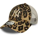 gorra-trucker-leopardo-para-mujer-9forty-m-crown-a-frame-leopard-de-new-york-yankees-mlb-de-new-era
