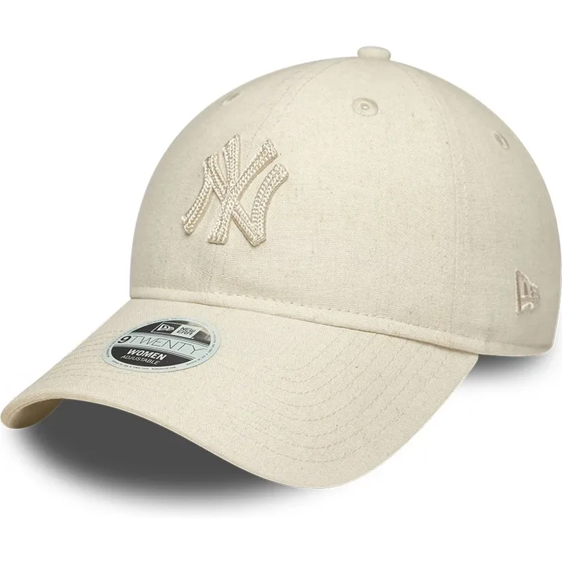kepure-islenkta-smelio-reguliuojamas-9twenty-midi-linen-new-york-yankees-mlb-new-era