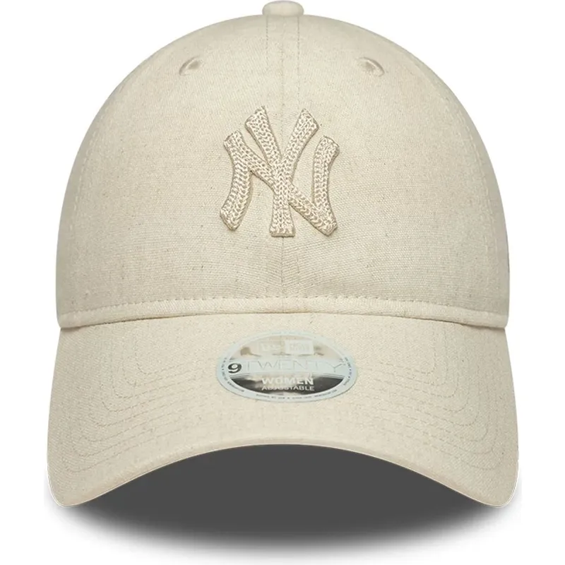 kepure-islenkta-smelio-reguliuojamas-9twenty-midi-linen-new-york-yankees-mlb-new-era