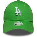 zielona-regulowana-czapka-z-zakrzywionym-daszkiem-dla-kobiet-9twenty-league-essential-midi-los-angeles-dodgers-mlb-new-era