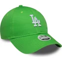 cap-islenkta-green-adjustable-strap-9twenty-league-essential-midi-los-angeles-dodgers-mlb-new-era