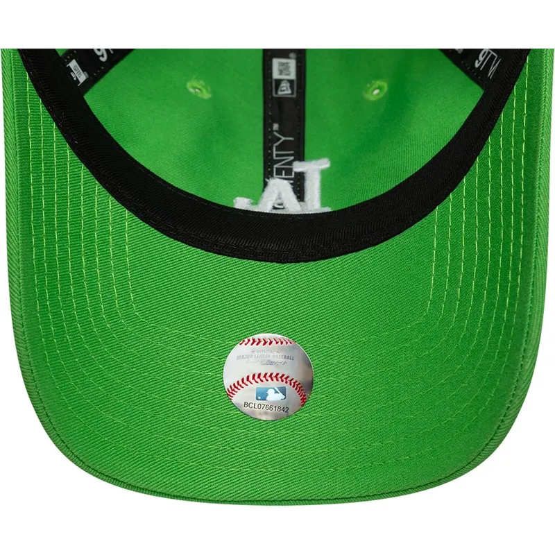 cap-islenkta-green-adjustable-strap-9twenty-league-essential-midi-los-angeles-dodgers-mlb-new-era