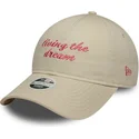 kepure-islenkta-smelio-reguliuojamas-9twenty-living-the-dream-slogan-new-era