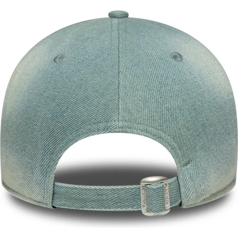 kepure-islenkta-melyna-reguliuojama-juostele-9twenty-a-frame-denim-los-angeles-dodgers-mlb-new-era