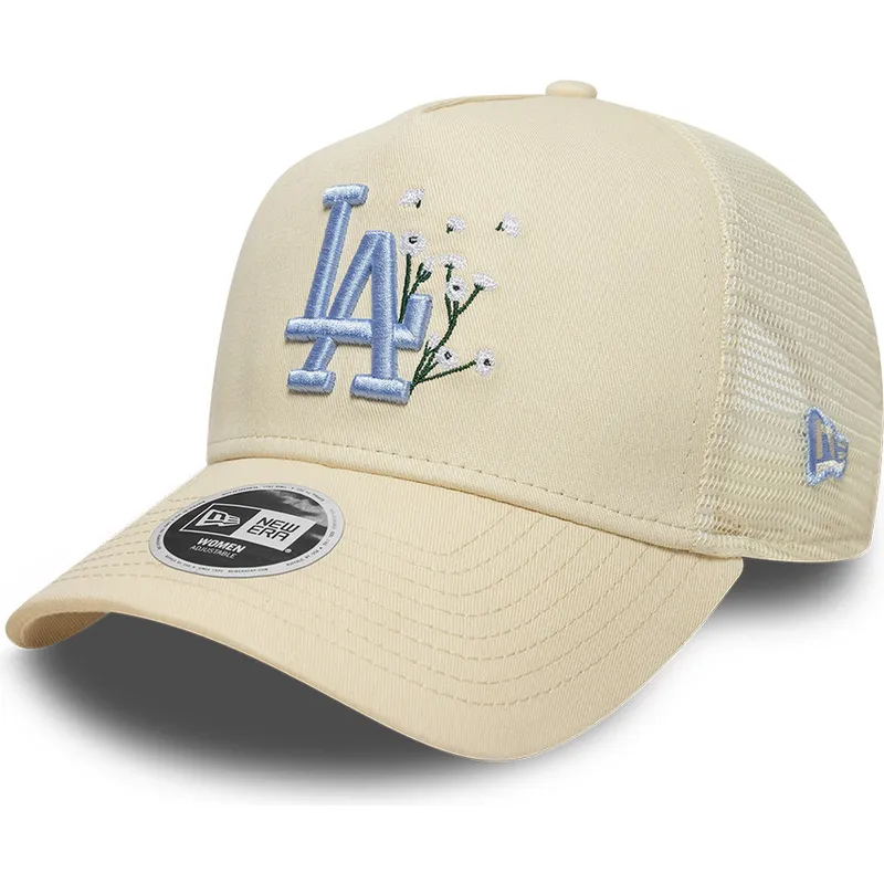 cap-islenkta-beige-snapback-9forty-a-frame-floral-los-angeles-dodgers-mlb-new-era