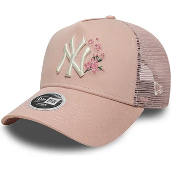 Czapka trucker różowa damska 9FORTY A Frame Floral New...