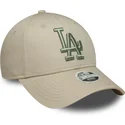 kepure-islenkta-smelio-reguliuojama-juostele-9forty-league-essential-los-angeles-dodgers-mlb-new-era