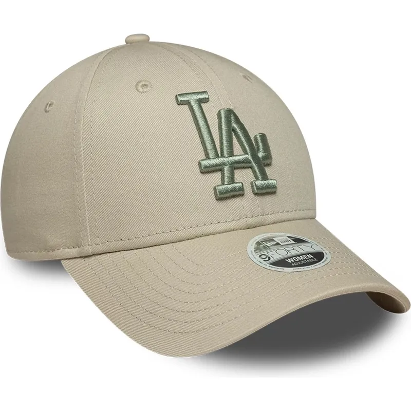 kepure-islenkta-smelio-reguliuojama-juostele-9forty-league-essential-los-angeles-dodgers-mlb-new-era