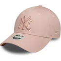 cap-islenkta-pink-adjustable-strap-9forty-league-essential-new-york-yankees-mlb-new-era