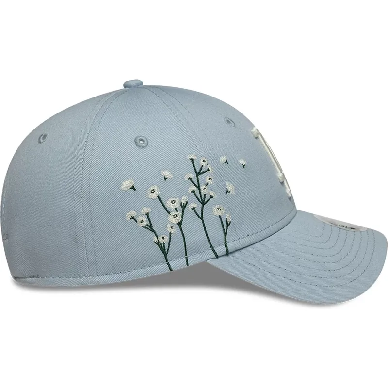 kepure-islenkta-melyna-reguliuojamas-9forty-floral-icon-los-angeles-dodgers-mlb-new-era
