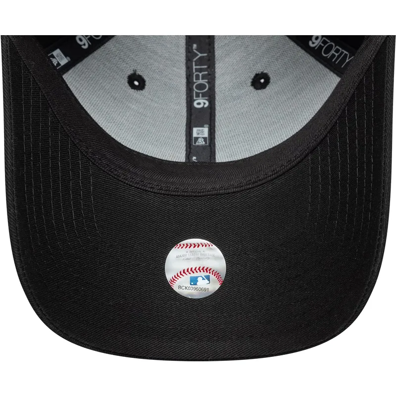 cap-islenkta-black-adjustable-strap-9forty-floral-infill-los-angeles-dodgers-mlb-new-era