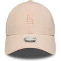 cap-islenkta-pink-adjustable-strap-9forty-mini-cord-los-angeles-dodgers-mlb-new-era