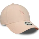 kepure-islenkta-rozine-reguliuojama-juostele-9forty-mini-cord-los-angeles-dodgers-mlb-new-era