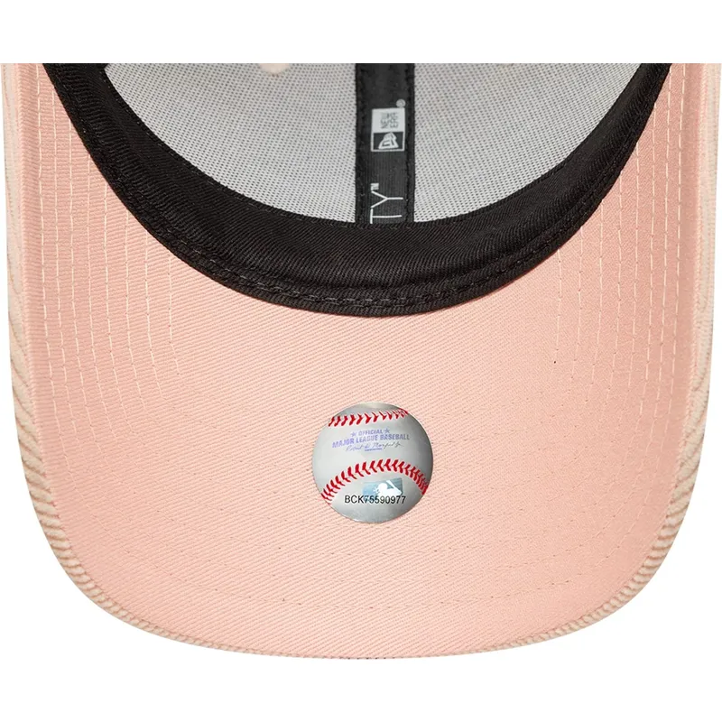 cap-islenkta-pink-adjustable-strap-9forty-mini-cord-los-angeles-dodgers-mlb-new-era