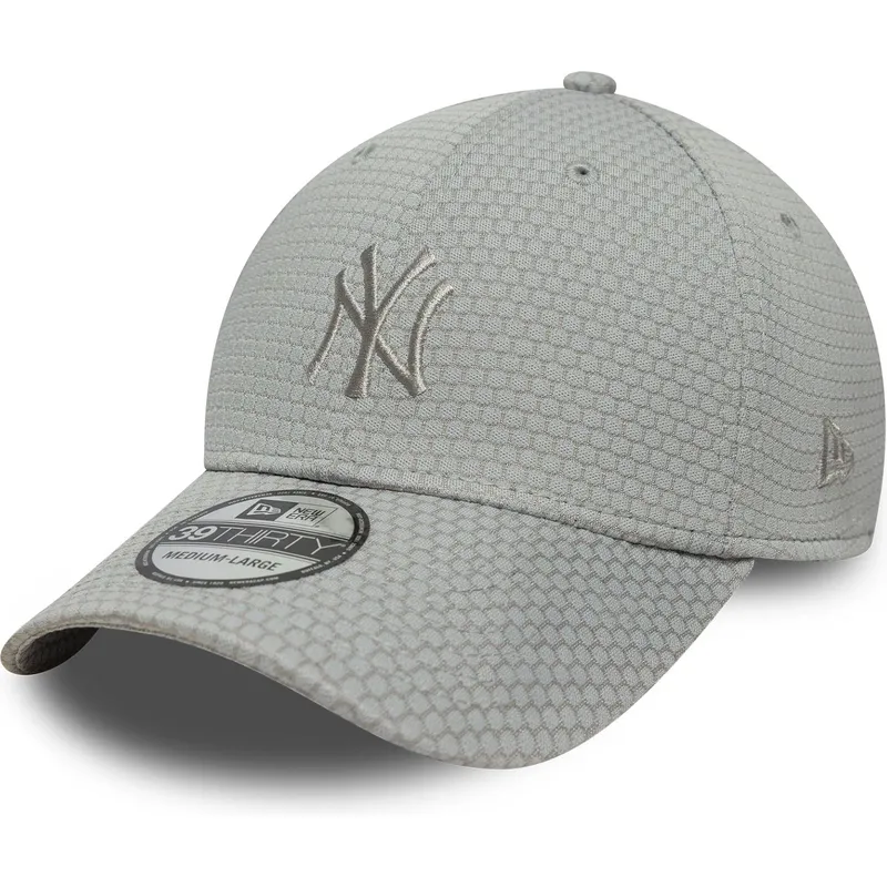 szara-dopasowana-czapka-z-zakrzywionym-daszkiem-39thirty-stretch-mesh-new-york-yankees-mlb-new-era