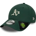 cap-islenkta-green-adjustable-strap-9forty-recycled-midi-oakland-athletics-mlb-new-era