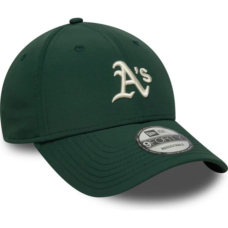 cap-islenkta-green-adjustable-strap-9forty-recycled-midi-oakland-athletics-mlb-new-era