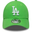 cap-islenkta-green-adjustable-strap-claro-9forty-league-essential-los-angeles-dodgers-mlb-new-era