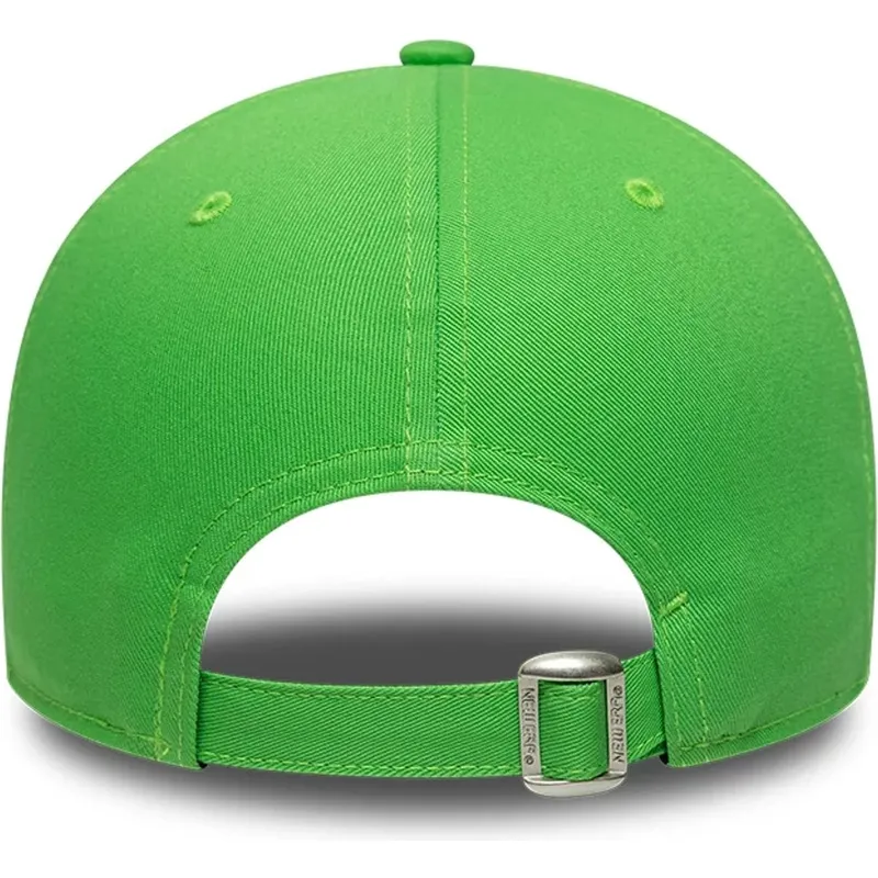cap-islenkta-green-adjustable-strap-claro-9forty-league-essential-los-angeles-dodgers-mlb-new-era
