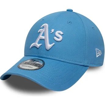 Cap išlenkta blue adjustable strap claro 9FORTY League Essential Oakland Athletics MLB New Era