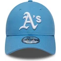 kepure-islenkta-melyna-reguliuojamas-9forty-league-essential-oakland-athletics-mlb-new-era