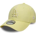 cap-islenkta-yellow-adjustable-strap-9forty-team-outline-los-angeles-dodgers-mlb-new-era