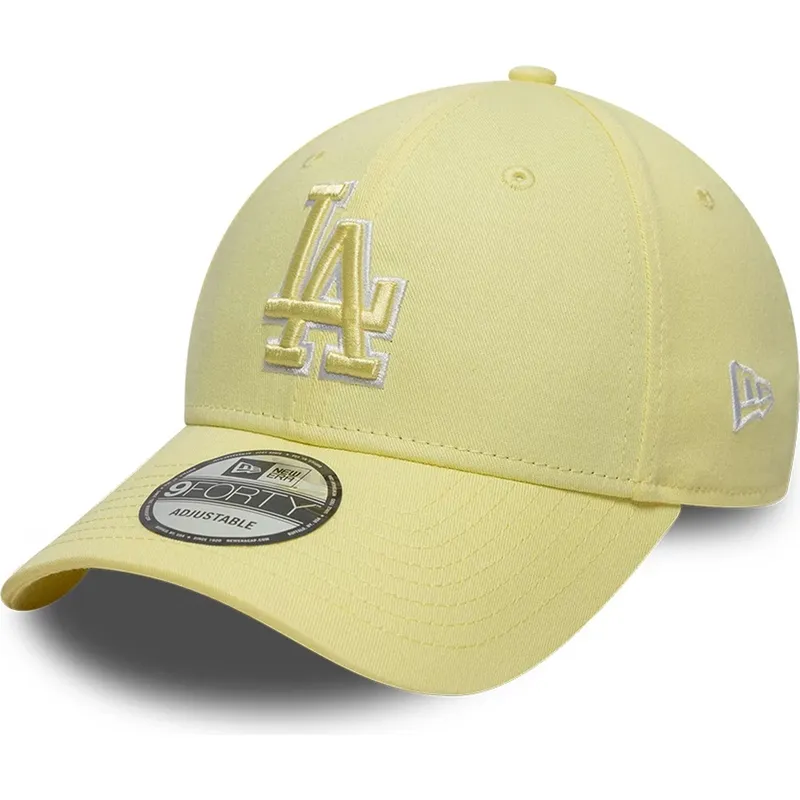 cap-islenkta-yellow-adjustable-strap-9forty-team-outline-los-angeles-dodgers-mlb-new-era