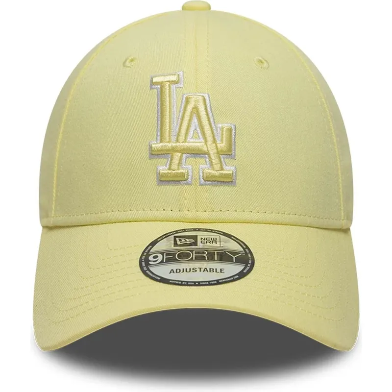 cap-islenkta-yellow-adjustable-strap-9forty-team-outline-los-angeles-dodgers-mlb-new-era