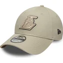 cap-islenkta-beige-adjustable-strap-9forty-team-outline-los-angeles-lakers-nba-new-era