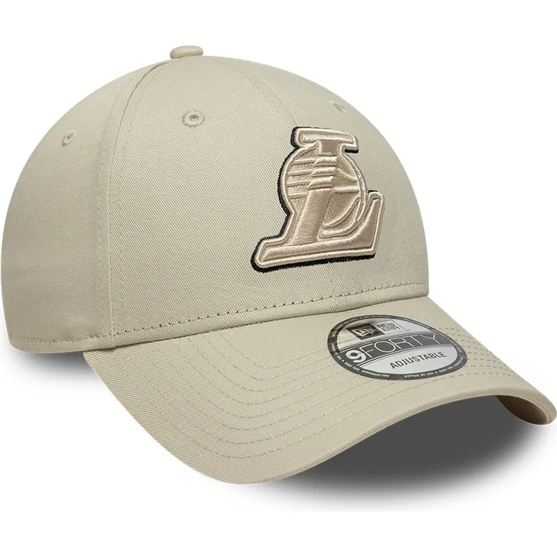 cap-islenkta-beige-adjustable-strap-9forty-team-outline-los-angeles-lakers-nba-new-era