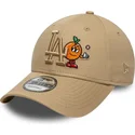 kepure-islenkta-ruda-reguliuojama-juostele-9forty-tonal-icon-los-angeles-dodgers-mlb-new-era